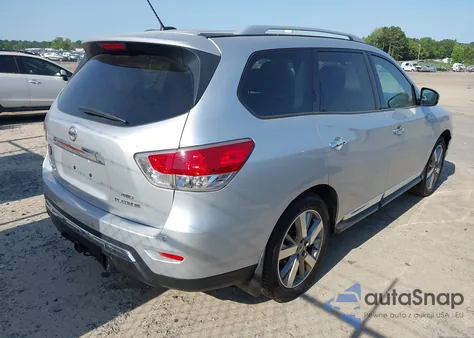2013 Nissan Pathfinder Platinum from USA, damaged, VIN 5N1AR2MM7DC678375